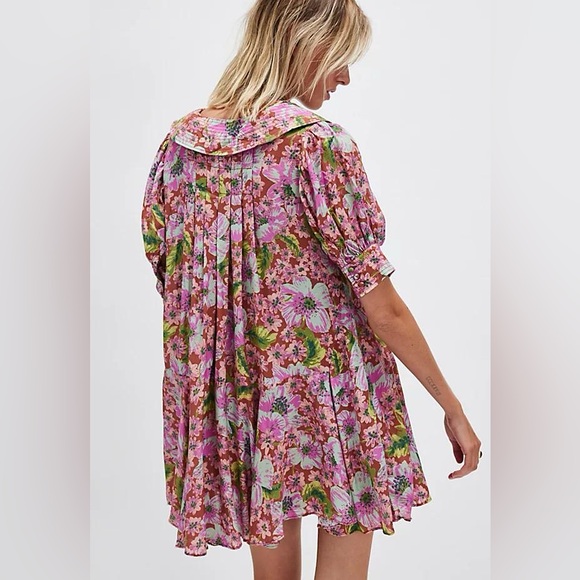 FREE PEOPLE ~ Moon Chaser Mini Dress ~ Size S - Picture 7 of 16